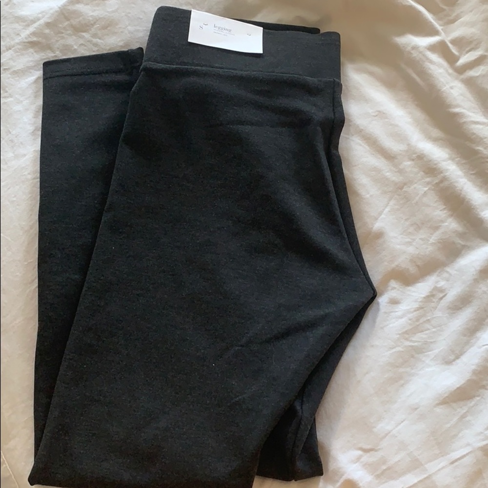 Loft charcoal dressy leggings